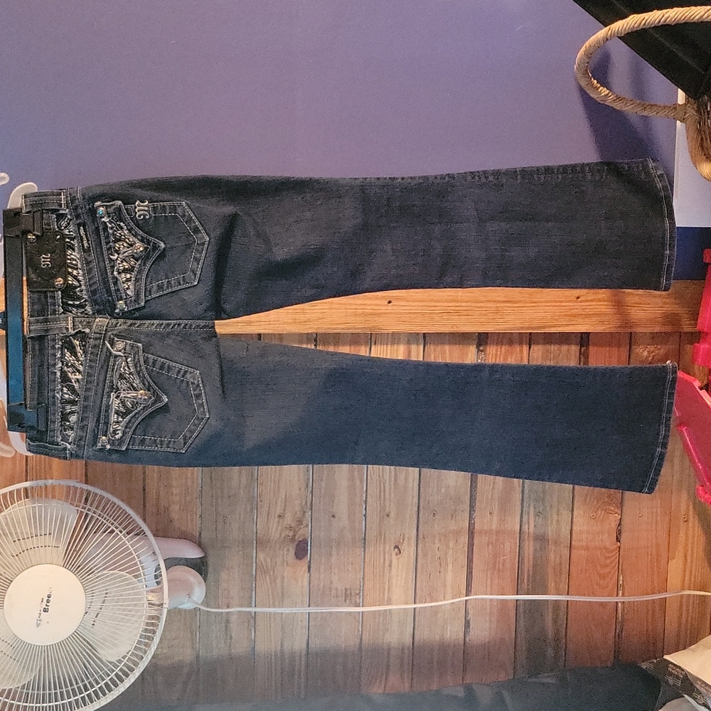 Miss Me Boot Cut Jeans Size 24/31 - Picture 2 of 4